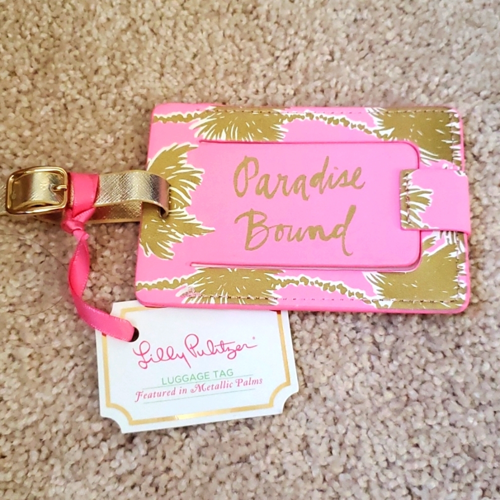 Lilly Pulitzer luggage tag